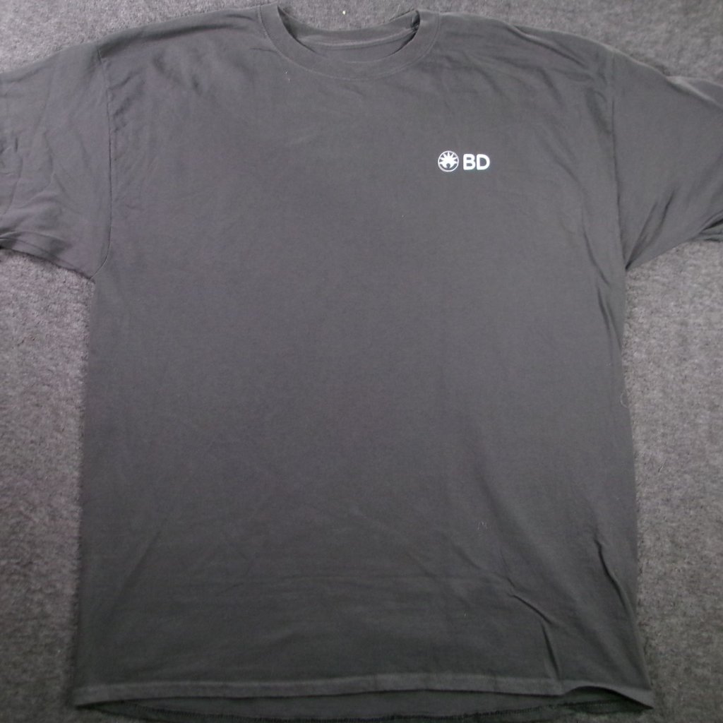 Becton Dickinson Shirt Mens 2xl Bd Volunteer Black Short Sleeve Logo Tee Event